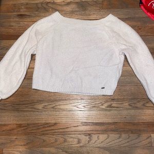 White Hollister soft sweater. Size XS